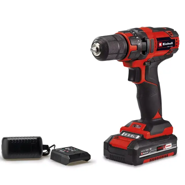 Einhell 4514255 - Δραπανοκατσάβιδο TC-CD 18/35-2 Li (1x1,5 Ah) Περιλαμβάνει 1 μπαταρία Power X-Change 1,5 Ah και 1 φορτιστή