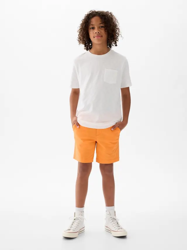 Πορτοκαλί Παιδικό Twill Easy Σορτς orange