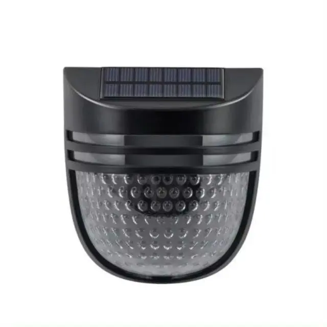 Ηλιακό Φωτιστικό Τοίχου 5V 0,3W 3000K IP65 Μαύρο 110x102x57mm Universo YH0613-C