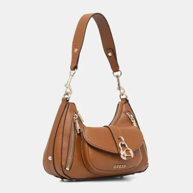 Τσάντα Ώμου Guess Jeans BG836218_MACARAME Καφέ - UNI 2