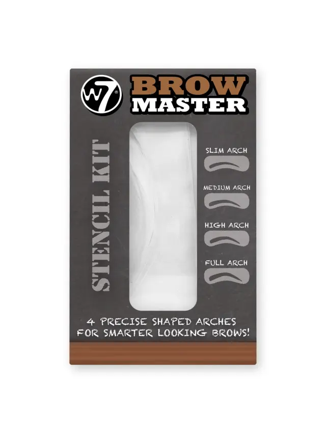 Brow Master Stencil Kit W7