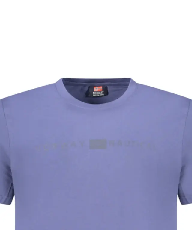 Norway Nautical School - Ανδρικό T-shirt Κοντομάνικο 846011-DENIM Μπλε 3