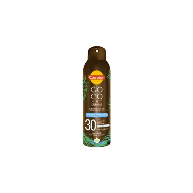 Carroten Coconut Dreams Suncare Dry Oil, Αντιηλιακό Ξηρό Λάδι Σε Spray SPF30 150ml
