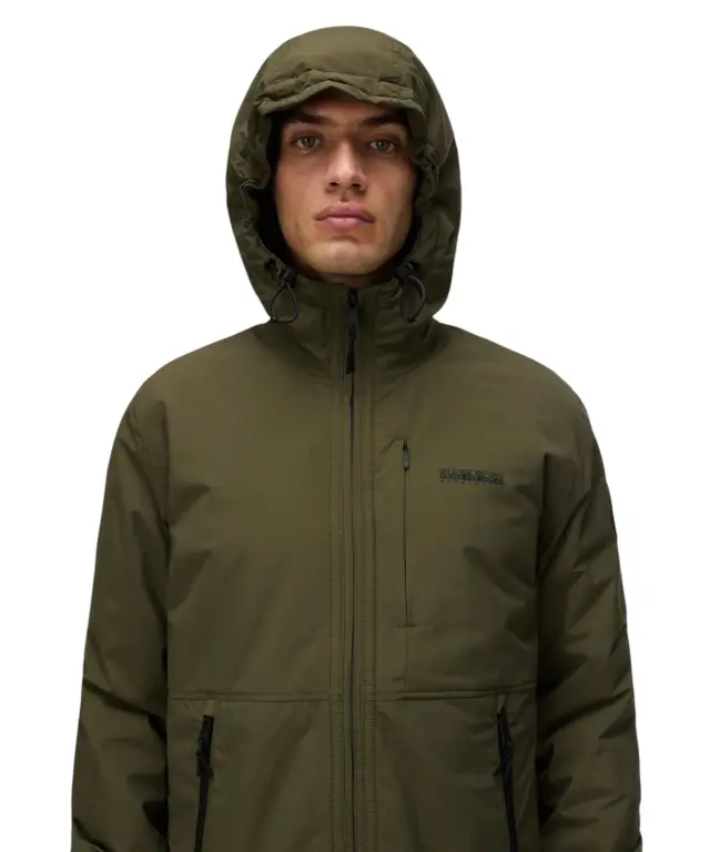 Napapijri - Ανδρικό Χειμωνιάτικο Μπουφάν Giacca Tundra Winter NP0A8928-G1F Λαδί - M