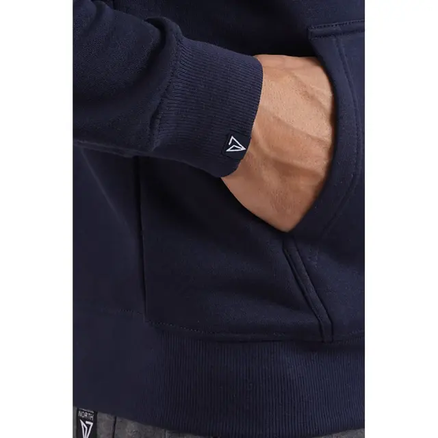 Magnetic North Zipper Hoodie Basic (50012-Navy Blue) - Μπλέ 3