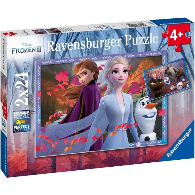 Ravensburger Παζλ 2X24 Τεμ. Disney Frozen II Ψυχρά Και Ανάποδα 2 05010