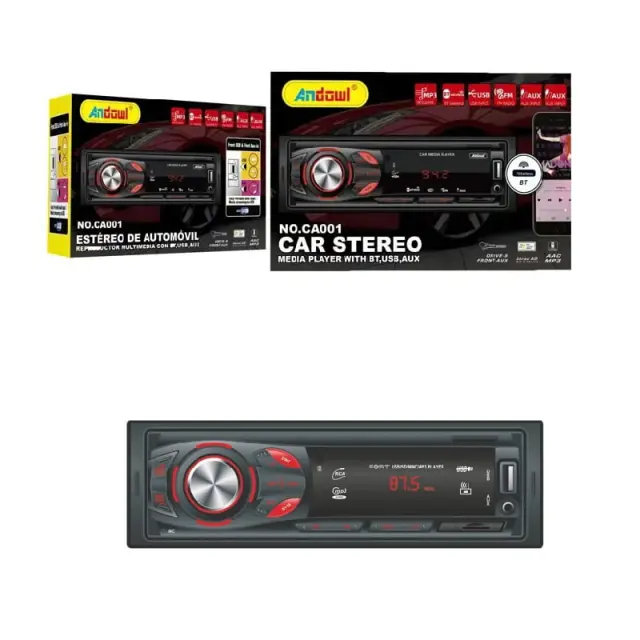 Andowl MP3 player αυτοκινήτου με είσοδο USB/SD/AUX CA001 - Car MP3 player 68107
