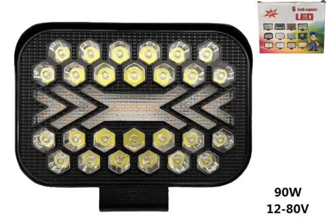 Προβολέας οχημάτων LED - 90W - 12/24V - 1102435/5 - 110862 2