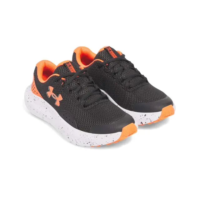 Under Armour Boy's Surge 4 (GS) Μαύρο - Πορτοκαλί 3027103-005 (Under Armour) 3