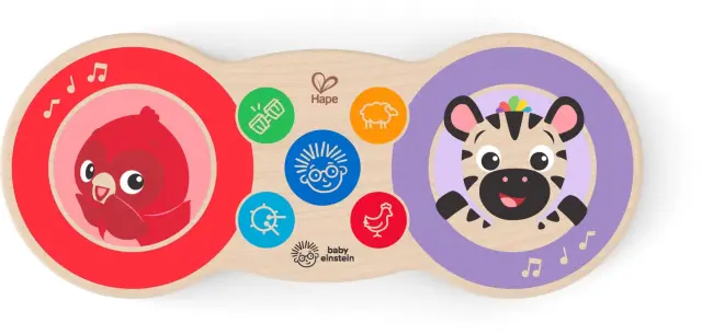 Hape Kids II Ξύλινο Magic Touch Drum Upbeat Tunes 3