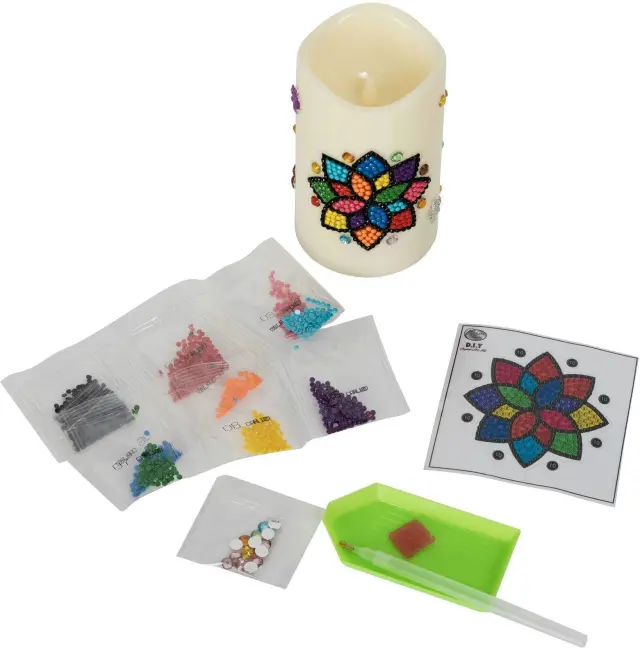 Craft Buddy Crystal Art Motif Mandala 9X9cm 2