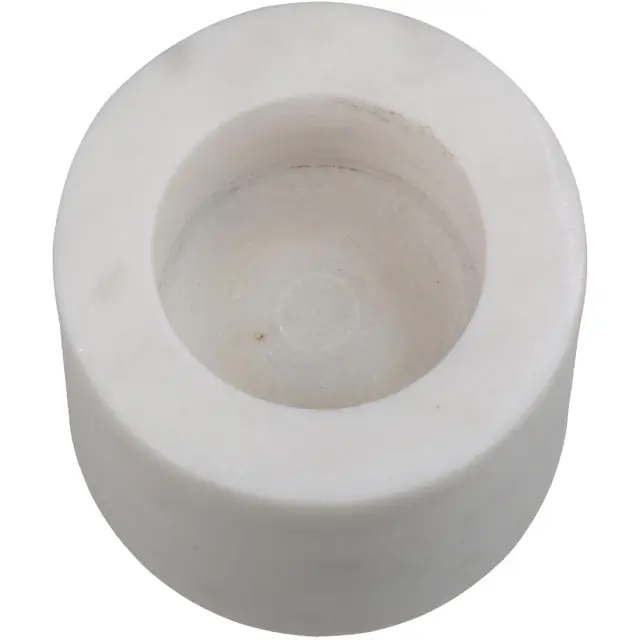 Κηροπήγιο Λευκό Μάρμαρο 6.5x6.5x5.5cm 3