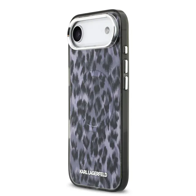 Karl Lagerfeld IML Leopard MagSafe Case for iPhone Air Grey 2