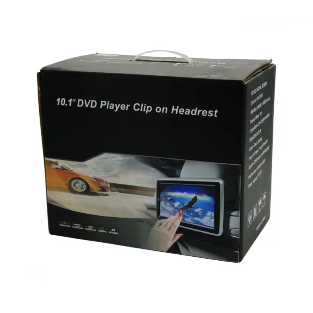 ΣΕΤ 2 ΟΘΟΝΩΝ DVD PLAYER 10.1'' CLIP ON HEADREST AU-37004 2