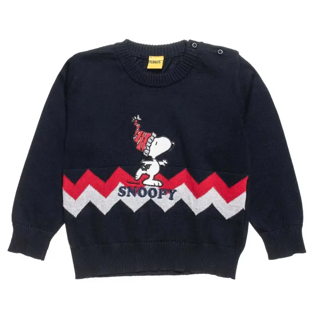 Πουλόβερ Snoopy με κέντημα