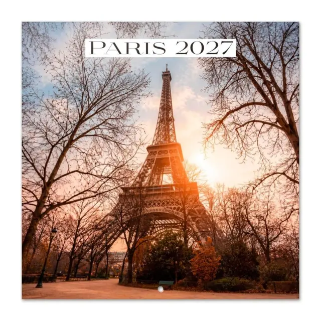 HMEΡΟΛΟΓΙΟ ΤΟΙΧΟΥ PARIS 2027 30X30 CALENDAR CP27075