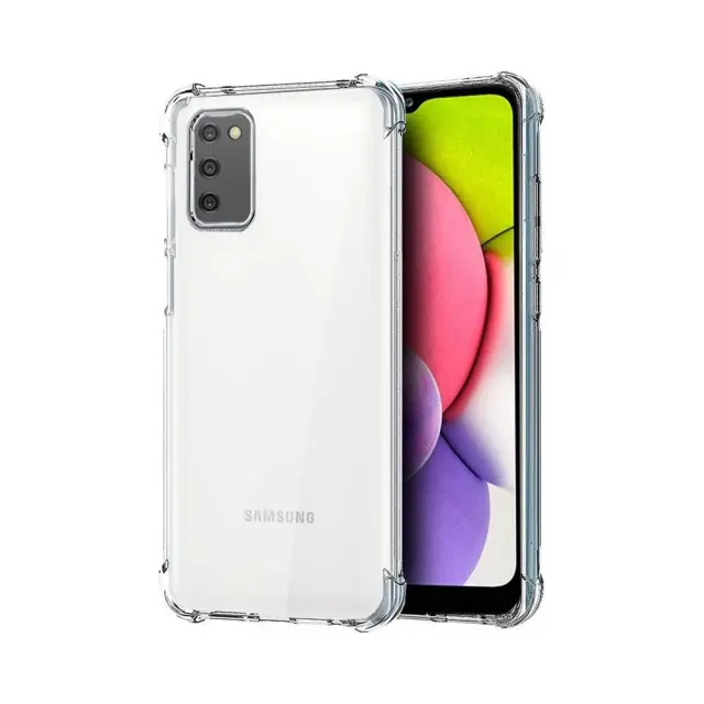 Θήκη Σιλικόνης Anti Shock 1.5mm Για Samsung Galaxy A03s Διάφανη