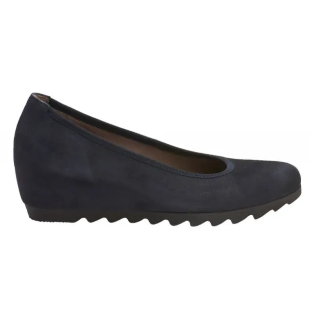 Gabor Μπαλαρίνες Γυναικείο δέρμα Nubuck Μπλέ GAB/05320 16-PAZIFIK - 36