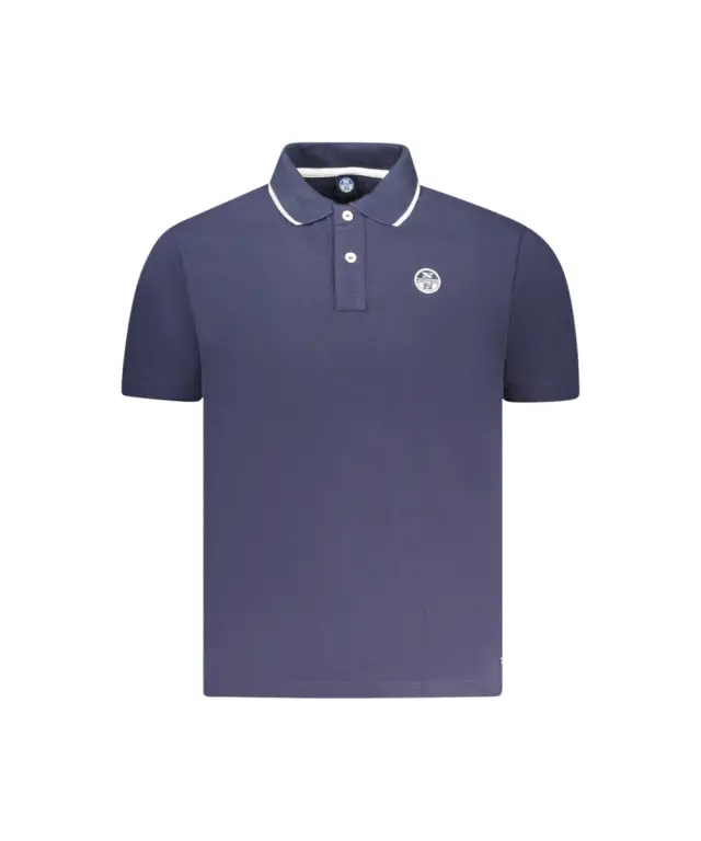 North Sails - Ανδρικό T-shirt Κοντομάνικο Polo 995012-000-0802 Μπλε Σκούρο