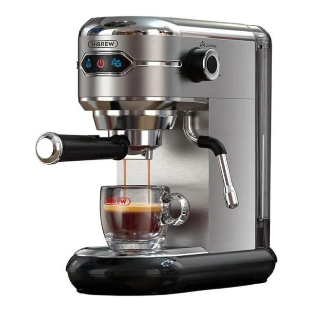 Hibrew H11 Αυτόματη Μηχανή Espresso 1450W Πίεσης 19bar Ασημί