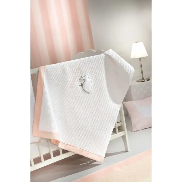 SAINT CLAIR ΚΟΥΒΕΡΤΑ LAPIN PINK ΠΙΚΕ 110X150