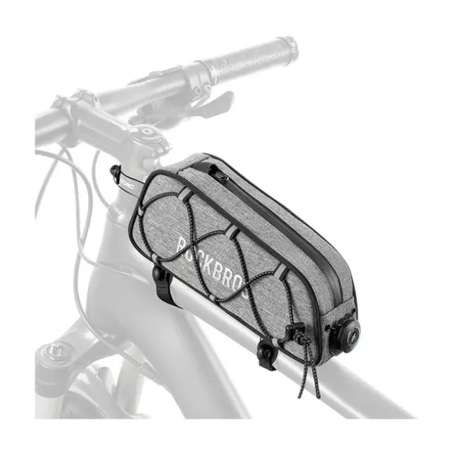 Rockbros Road to Sky Bicycle Bag for the Top Frame Tube Waterproof 0.7L Gray