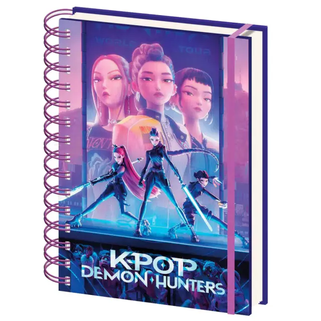 Τετράδιο K-Pop Demon Hunters Σημειωματάριο A5 Σπιράλ (SR2510683) 2