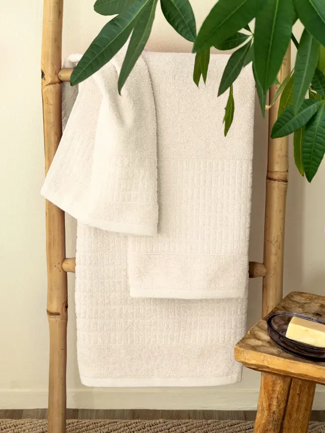 Πετσέτα Λουτρού Towels Collection ROLL Πετσέτες Λουτρού 80x160 ECRU