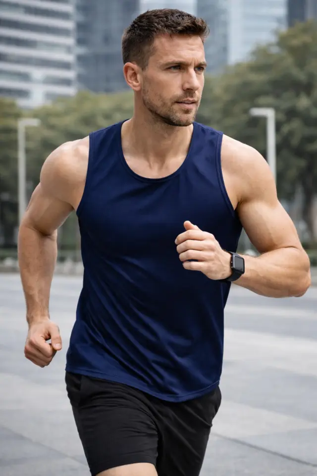 Αμάνικο Noshame® Navy Dry Fit - 182604 - XXL 2