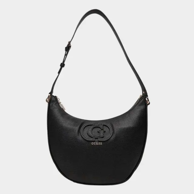 Guess - Γυναικεία Τσάντα Ώμου Silvye Bucket Bag HWBG9536020-BLA Μαύρο