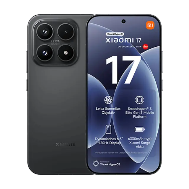 Xiaomi 17 5G Dual Sim 12GB RAM 256GB - Black