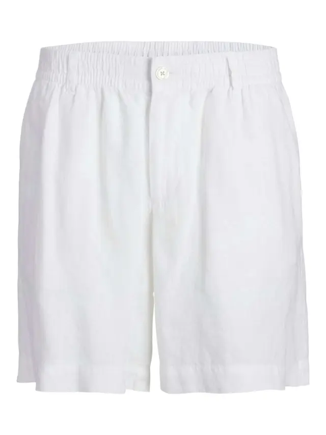 JPSTBILL LAWRENCE LINEN SHORTS SRT LN Bright White - XL