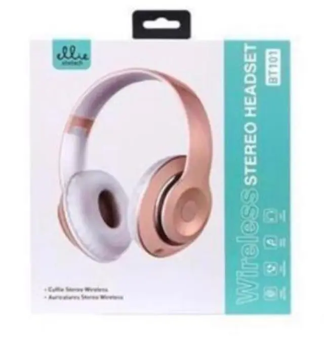Ασύρματα On-ear Ακουστικά Ellietech BT101 Rose Gold