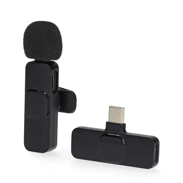 Ασύρματο μικρόφωνο πέτου με έξοδο USB Type-C, ιδανικό για χρήση σε notebook / smartphone / tablet.
