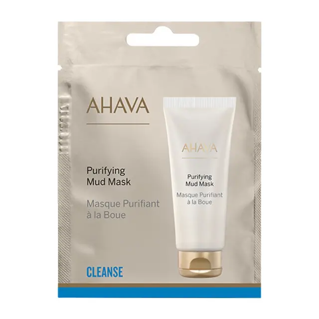 Ahava Time To Clear Purifying Single Mud Mask Μάσκα Προσώπου Για Βαθύ Καθαρισμό, 8ml