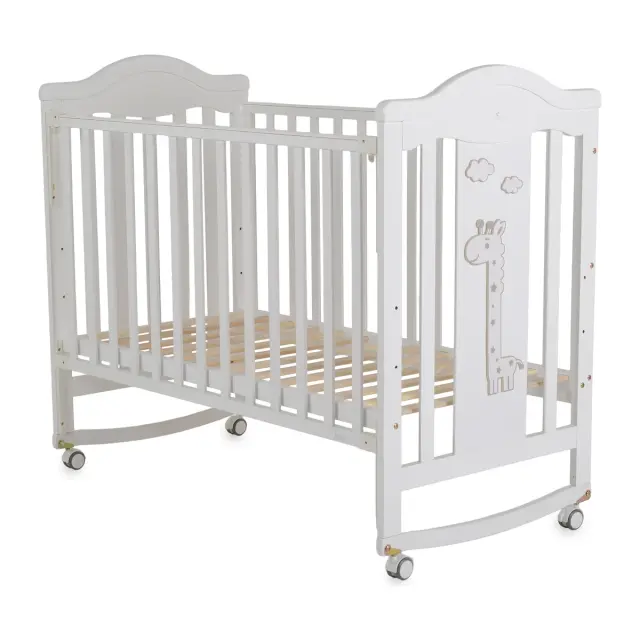 Cangaroo Βρεφική Κούνια Wooden baby cot Juno 3801005210305