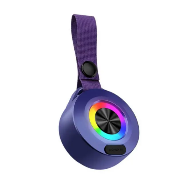 Ασύρματο Mini Ηχείο A232 RGB - Φώς - Μώβ