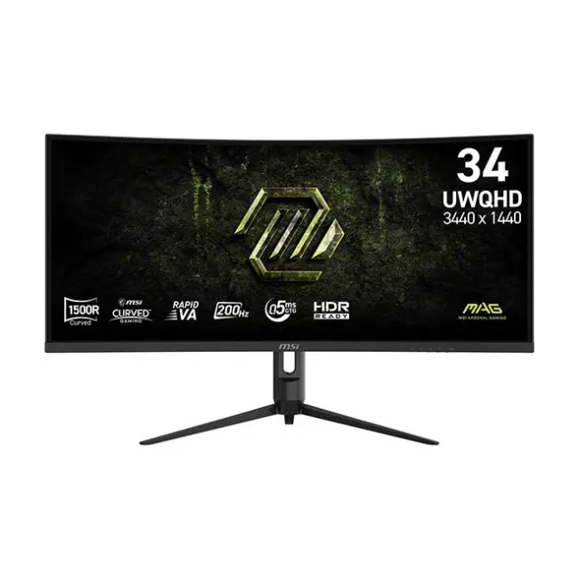 MSI Monitor 34" MAG 342CQRF E20 VA UWQHD (MAG 342CQRF E20)