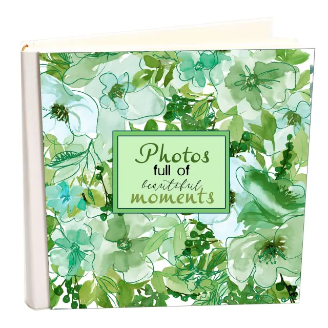 Άλμπουμ my album floral 26 άλμπουμ με ριζόχαρτο 35x35cm και κουτί άλμπουμ