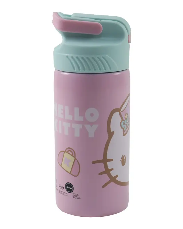 Παγούρι με καλαμάκι Hello Kitty 500ml 2