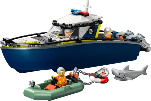 Lego City chase in a police boat (60456) (LGO60456)
