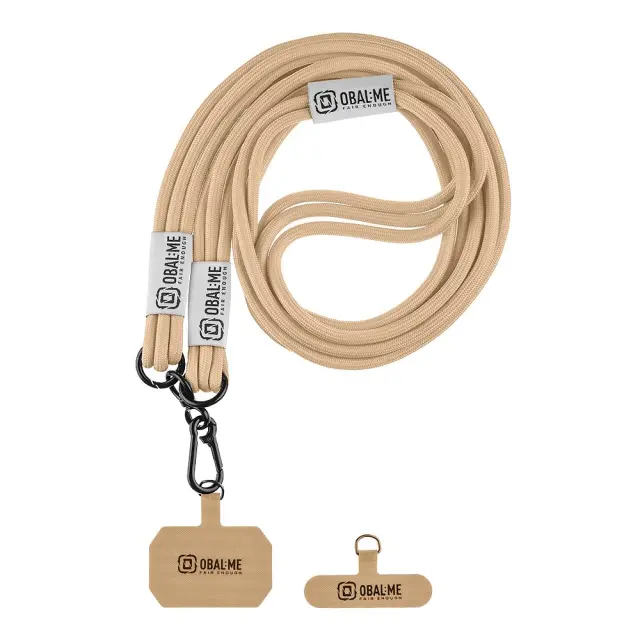 OBAL:ME NeckTag Trio Rope for Mobile Phone Khaki