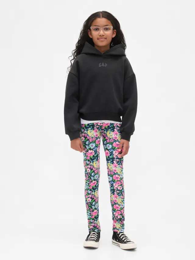 Παιδικό Φλοράλ Κολάν Navy floral - XL