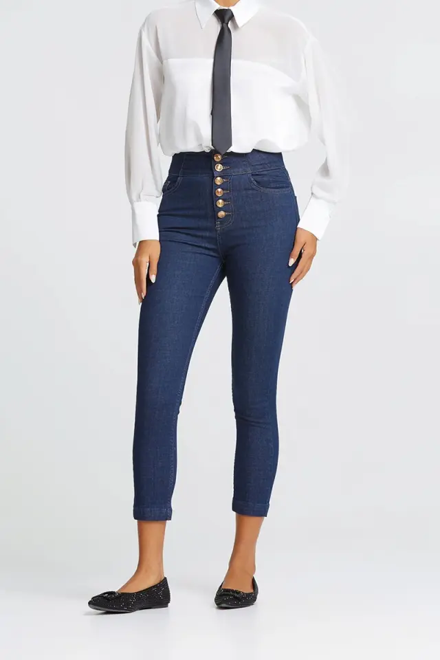 Lynne Denim Στενό Τζιν Παντελόνι Μπλε - 40 2