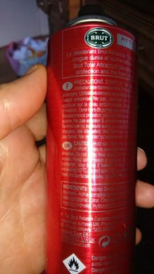 Brut Αποσμητικό Attraction Totale Deodorant Spray Spray 200ml 2