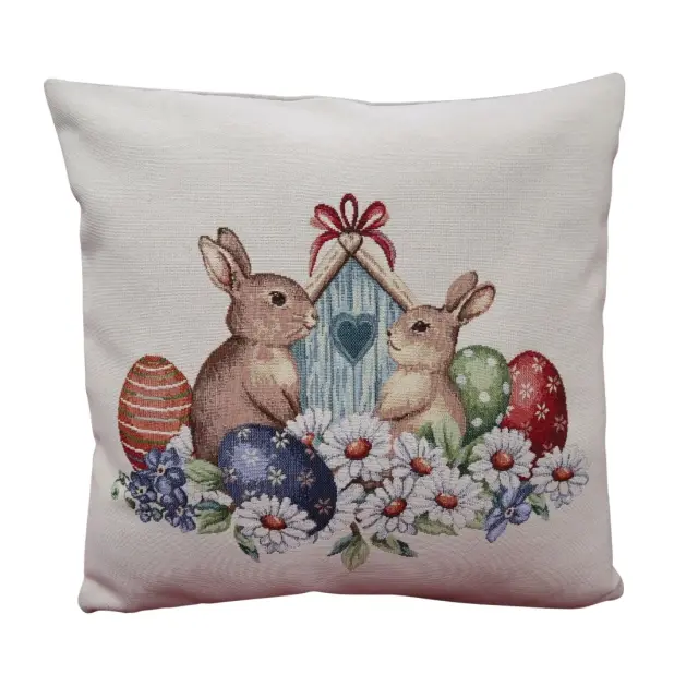 Dimeco Πασχαλινή Μαξιλαροθήκη 45x45 Easter Twix
