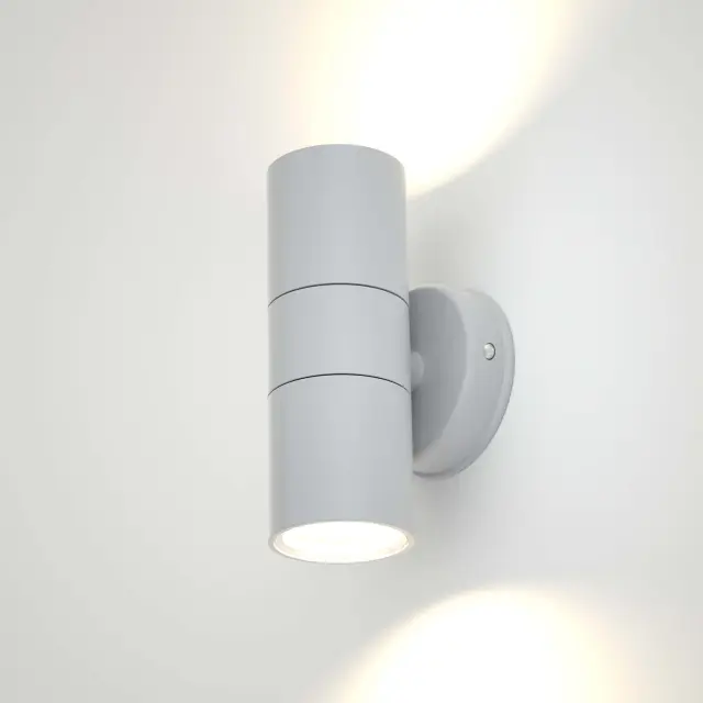 it-Lighting Ouachita 2xGU10 Outdoor Up-Down Wall Lamp Grey D15.2cmx11.3cm (80200634) 2