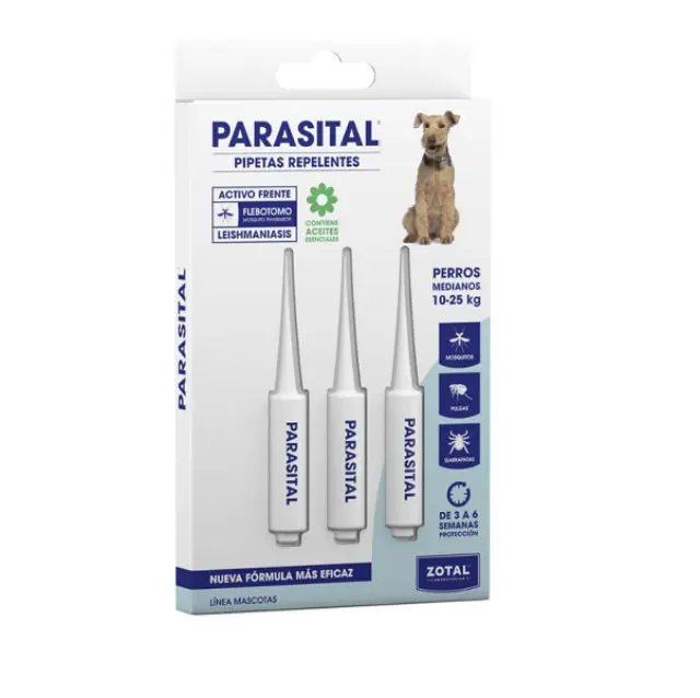 Zotal Parasital Spot On Αμπούλα Μεσαίος Σκύλος από 10 έως 25kg