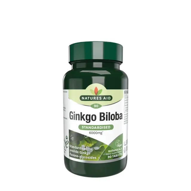 Natures Aid Ginkgo Biloba Standardised 120 mg