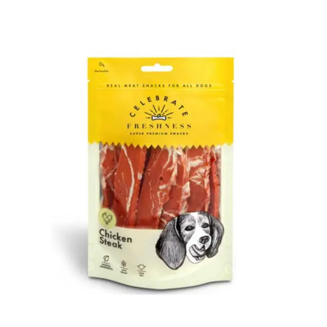 Celebrate Freshness Chicken Steak Λιχουδιές για Σκύλους 100gr Μονόχρωμο